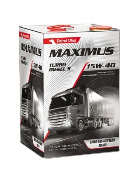 Petrol Ofisi Maximus Turbo Diesel S 15W-40 - 18 Litre Motor Yağı