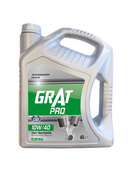 GRAT MOTOR YAĞI - 10W/40 API: SL/CF 4 LT