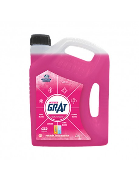 GRAT Kırmızı Antifriz Eko 3 LT -40