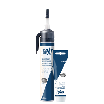Otomatik RTV Siyah Sıvı Conta GRAT 200ML Otomatik RTV Siyah Sıvı Conta GRAT 200ML